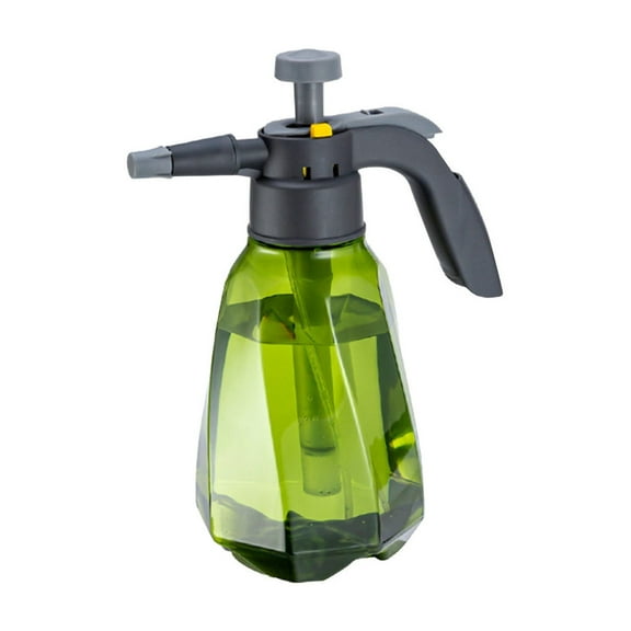 Fine Mist Spray Bottle Plastic Green 1.5L, Hand Held Pressure Plant Mister with Top Pump, Empty Water Sprayer Watering Can with Adjustable Nozzle for Indoor ， Outdoor Gardening and Home Cleaning