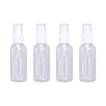 Fine Mist Spray Bottle, Small Empty Spray Bottle, Clear Fine Mist Plastic Refillable Travel-Size Spray Bottles for Toiletries, Cleaning Solutions and DIY Projects, 4 Pcs/2.03 Oz, 1.38x4.65"