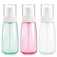 thumbnail image 1 of Fine Mist Spray Bottle TSA Approved 3.4oz/ 100ml Empty Cosmetic Refillable Travel Containers Plastic Hair Spray Bottle Sprayer for Perfume Skincare Makeup Lotion (3color), 1 of 1
