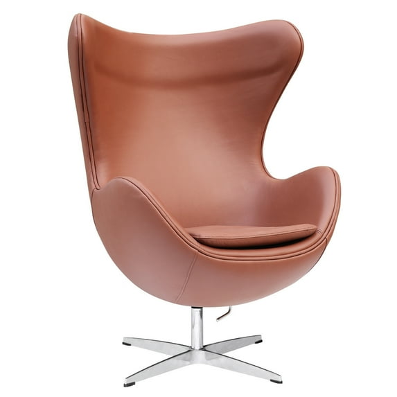 Fine Mod Imports Inner Leather Arm Chair