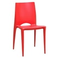 thumbnail image 1 of Fine Mod Imports Square Dining Chair, Red FMI2015-RED, 1 of 5