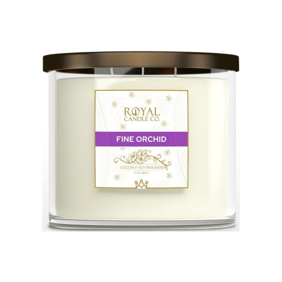 Fine Orchid Three Wick 17 Oz. Soy Candle