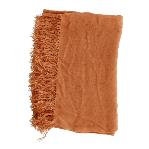 Fine Organic Bamboo Shawl Orange
