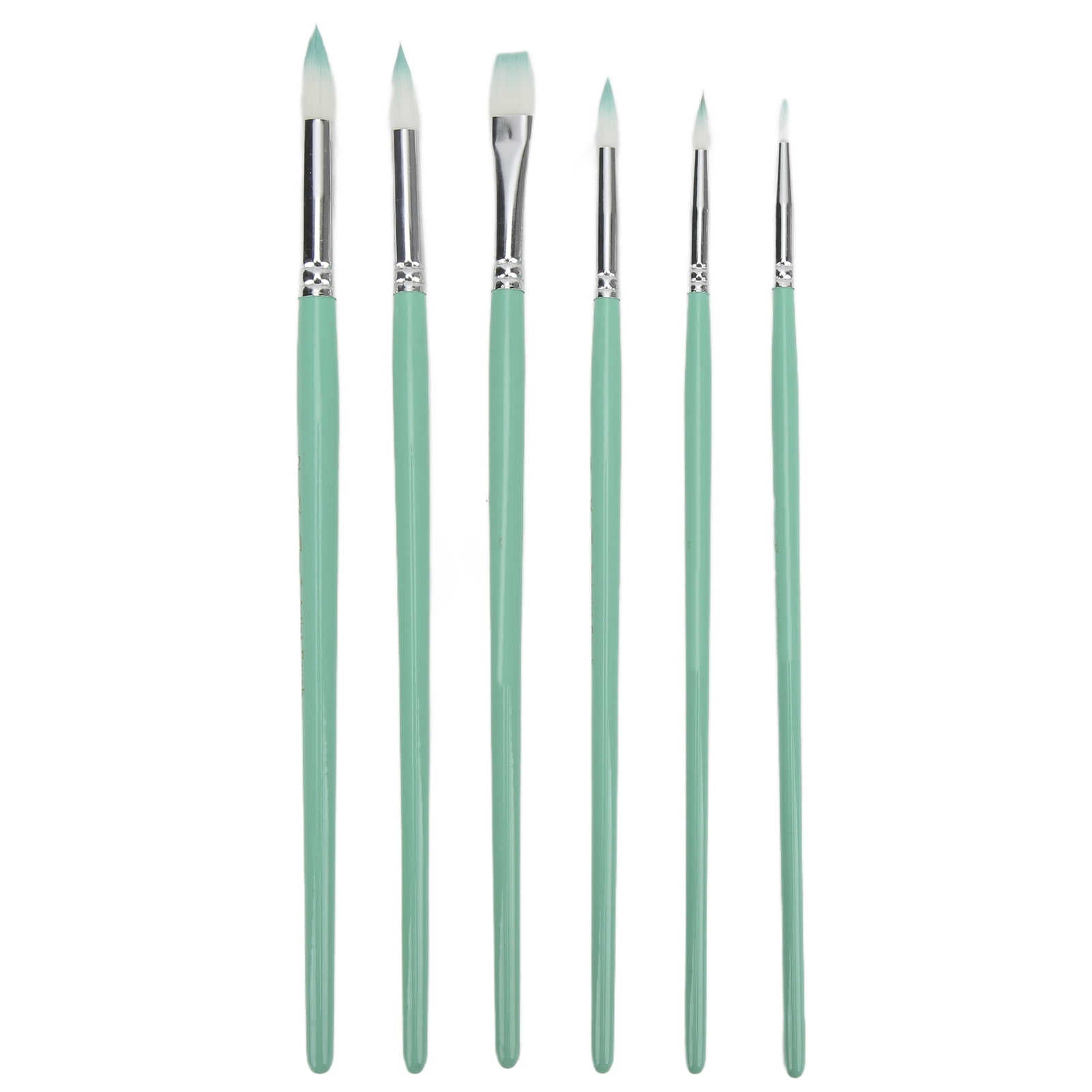 Fine Paint Brush, Watercolor Brushes Easy For DIY For School For Home  Bamboo Green