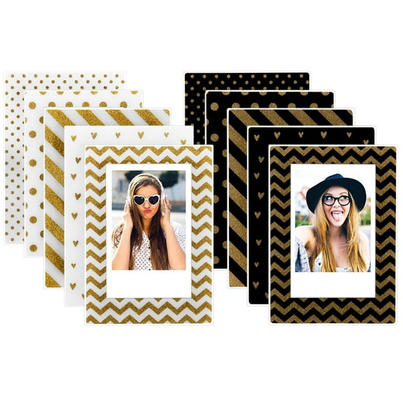 Fine Photo Gifts Magnetic Photo Frames for Instax Mini Film - Pack of 10