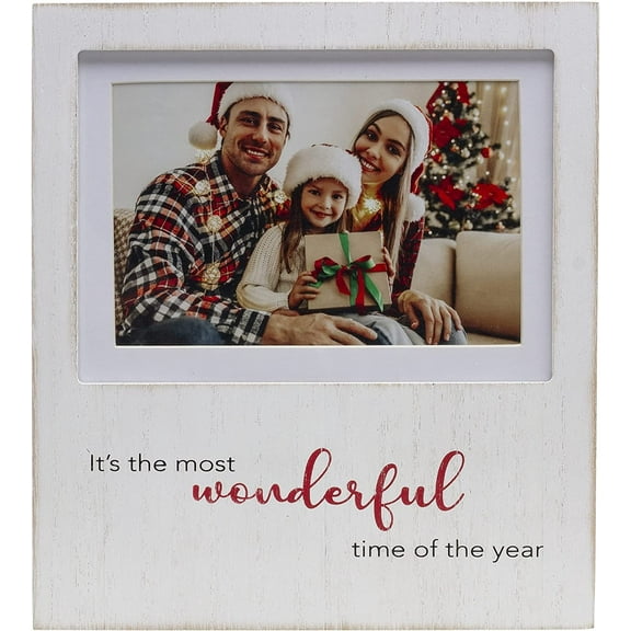 Fine Photo Gifts Most Wonderful Time of The Year 6x4 or 7x5 Wood Picture Frame
