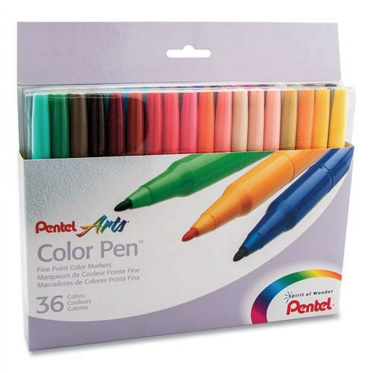 Fine Point 36-Color Pen Set, Fine Bullet Tip, Assorted Colors, 36/Set Fine Point 36-Color Pen Set, Fine Bullet Tip, Assorted Colors, 36/Set