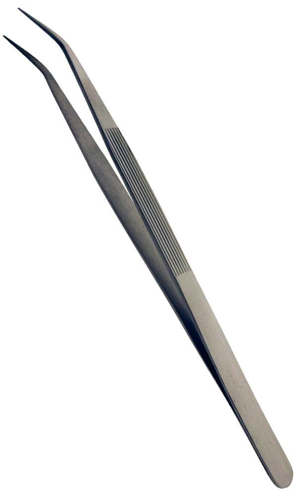 Toolusa 10 inch Long Steam Tweezers with Coated Tips