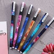 Fine Point Gel Pens for Writing, Smooth Ink No Bleed No Smudge, Office Supplies, 0.5mm Ultra Fine Tip, Note Journal Planner, 6-Pack Assorted Colors, Gift for s Professionals