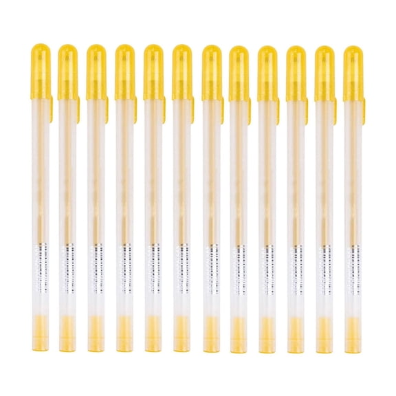 Fine Point White Gel Ink Pens for Drawing and Illustration, 0.8mm Tip, Waterproof and Smear-Resistant Archival Ink, 12-Pack for Artists, Sketching, and Adult Coloring on Dark and Toned Paper