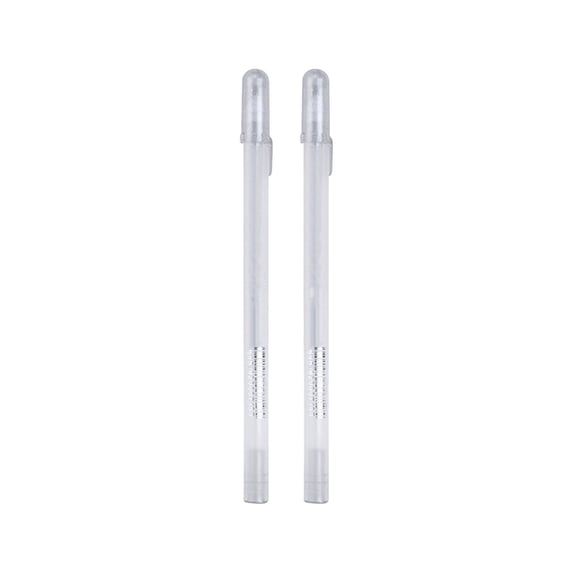 Fine Point White Gel Ink Pens for Drawing and Illustration on Dark Paper, Waterproof and Smear-Resistant with 0.8mm Tip for Sketching, Coloring, and Highlighting