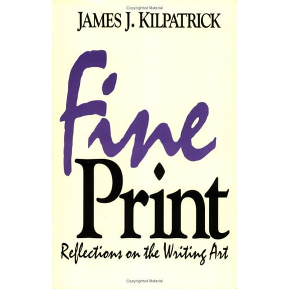 Pre-Owned Fine Print: Reflections on the Writing Art (Paperback) 0836280377 9780836280371