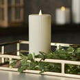 thumbnail image 1 of Fine Ribbed Motion Flameless Candle 3x7 Ivory, 1 of 5
