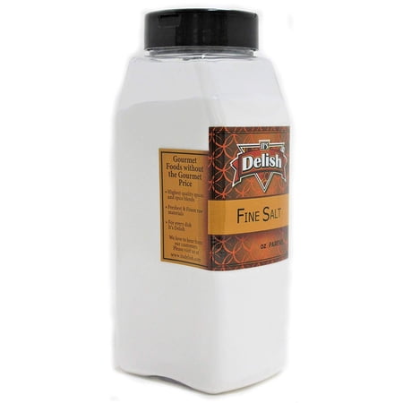 Fine Sea Salt Bulk Food Grade by Its Delish, 40 oz Large Jar
