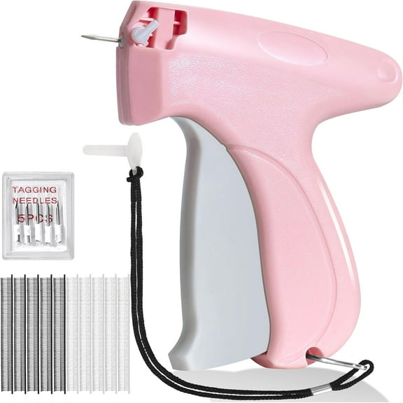Fine Stitch Gun for Clothes, Stitchy Quick Clothing Fixer, Clothing Stitch Gun, Quilt Tacking Gun, Stitch Gun, Tagging Stitch Tool for Clothing with 6 Fine Needles & 1000 Pcs Fasteners