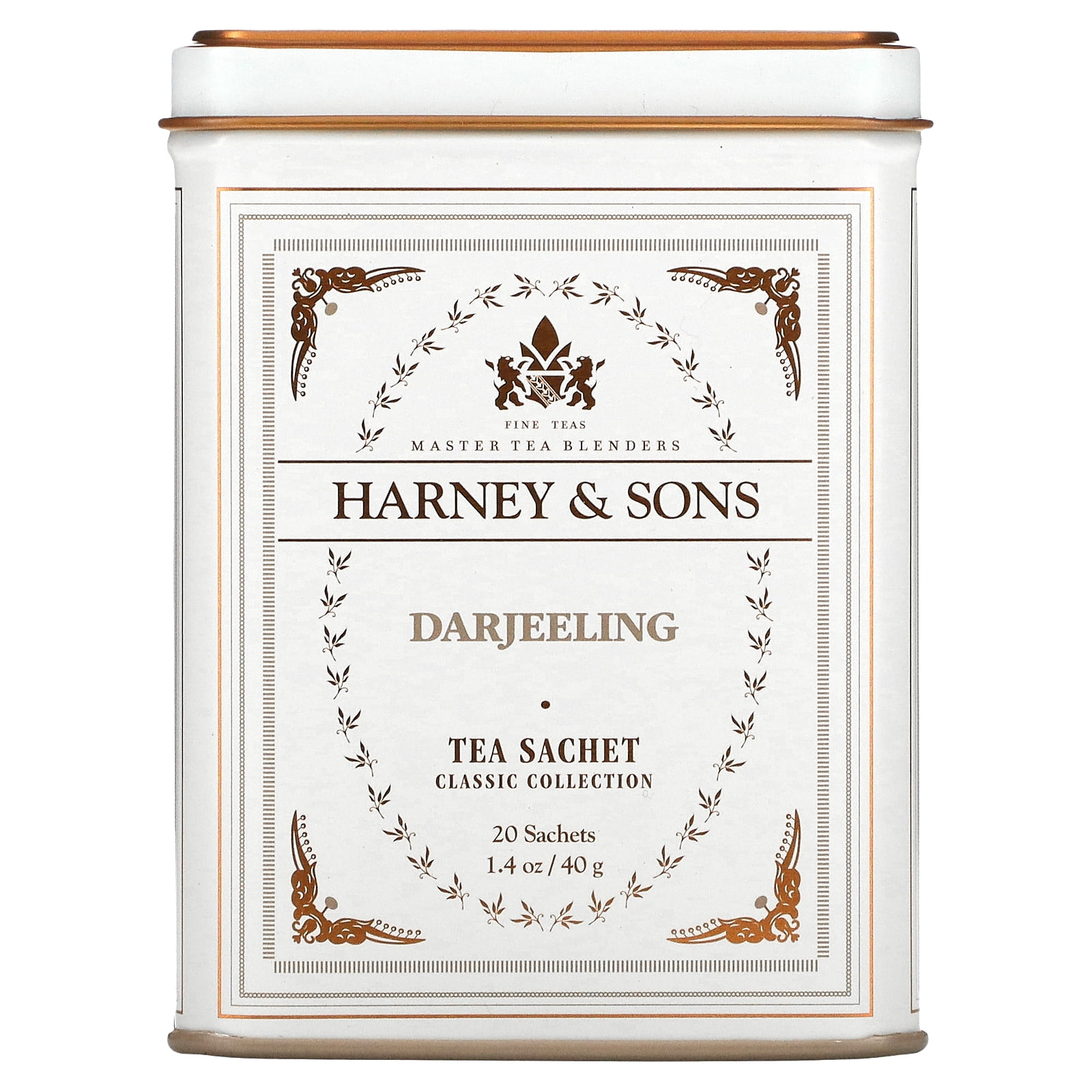 Fine Teas, Darjeeling, 20 Tea Sachets, 1.4 oz (40 g), Harney & Sons 