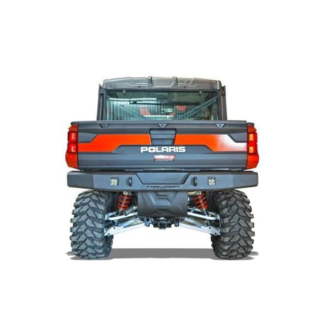 Fine Textured Black UTV Replacement Rear Bumper for 2018-C Polaris Ranger 1000-XP1000