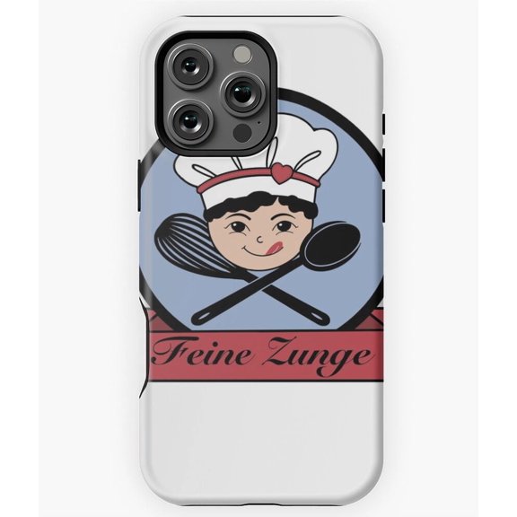 Fine Tongue Logo Foodie Design Phone Case for iPhone 16 15 14 13 12 11 Pro Max