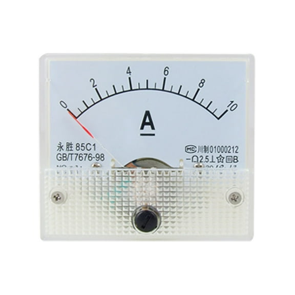 Fine Tuning Dial Panel Ampere Meter 85C1-A DC 0-10A