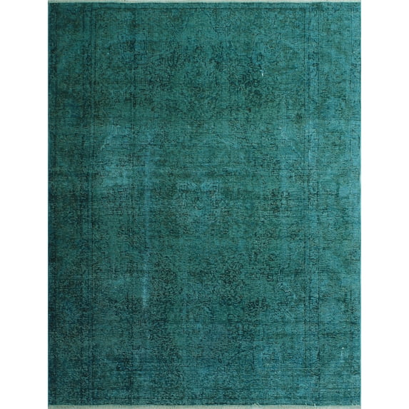 Fine Vintage Luka Blue/Charcoal Rug, 6'4" x 8'0"