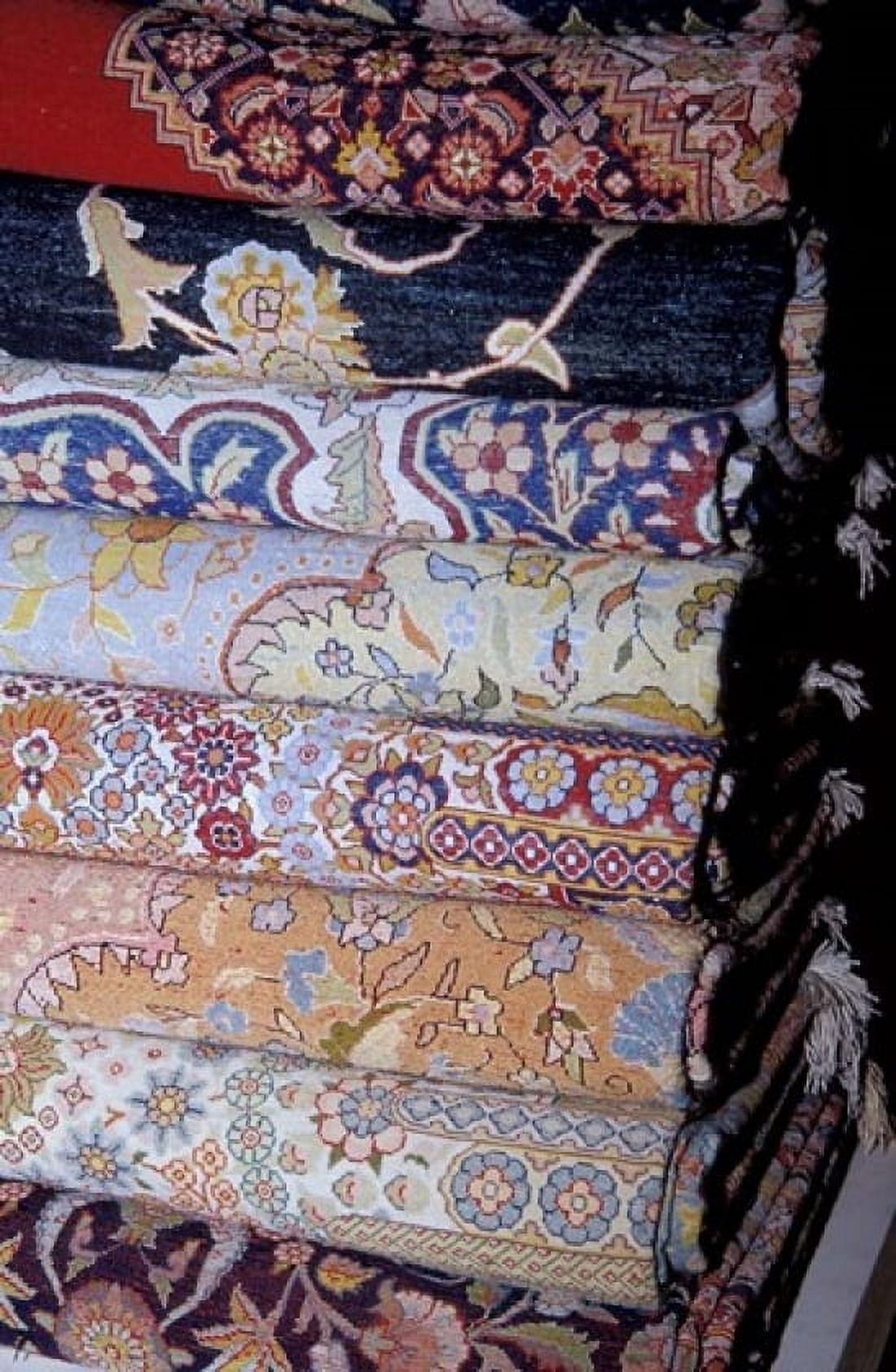 Fine Wool Carpets at El Sultan Carpet School Cairo Egypt Canvas Art - Cindy Miller Hopkins DanitaDelimont (12 x 17)