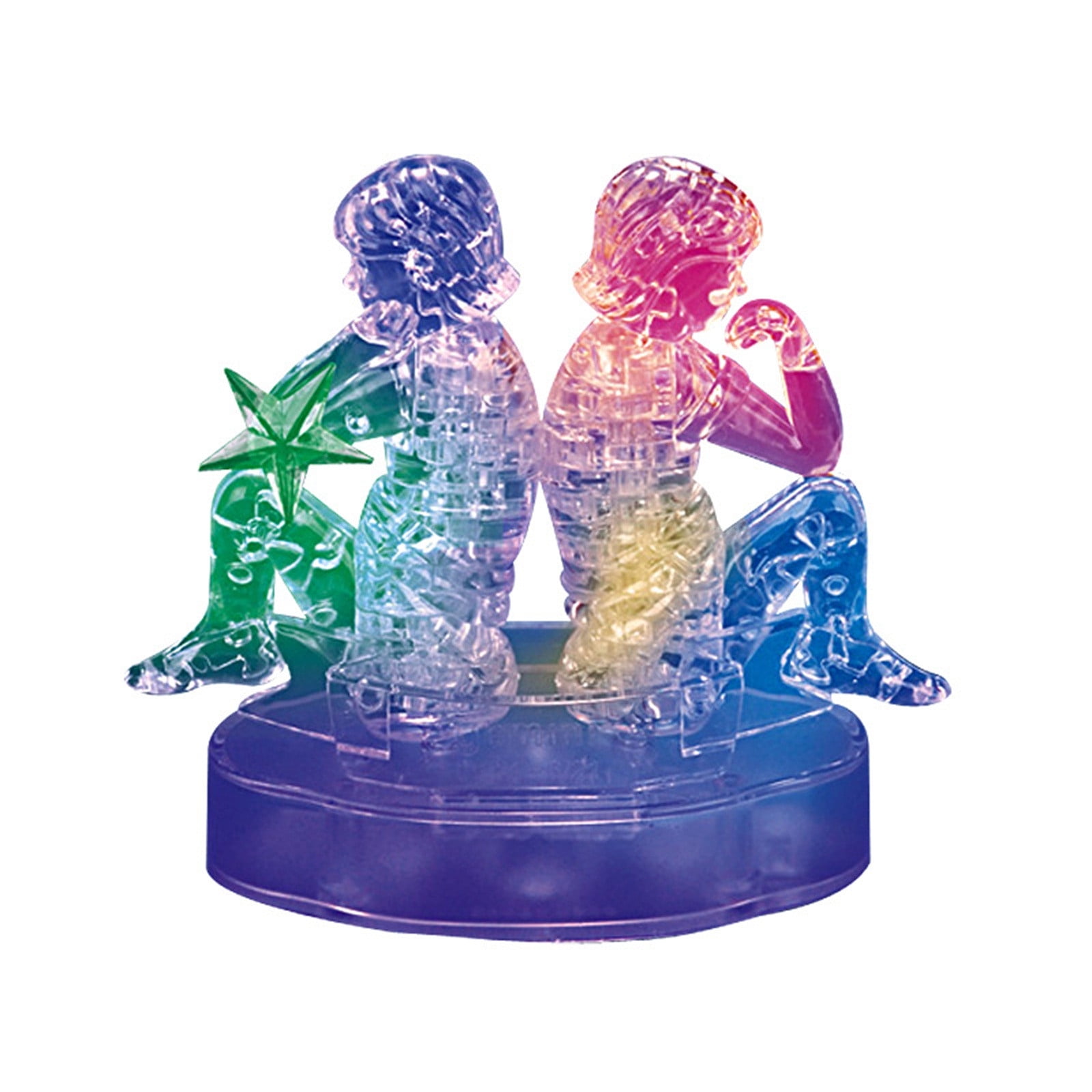 Fine compatible with Motor Games for Kindergarten 3D Puzzle saw Clear