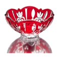 thumbnail image 1 of STUDIO SILVERSMITHS Crystal Candy Dish Bowl - Red, 1 of 2
