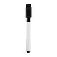 thumbnail image 1 of 1 Pc Fine tip Dry Erase Black Markers with Magnetic Cap and Eraser, Perfect for Dry Erase Boards and Whiteboards, 4.5x0.35 Inch, White, 1 of 7
