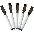 Fine tip Dry Erase Black Markers with Cap and Eraser, Perfect