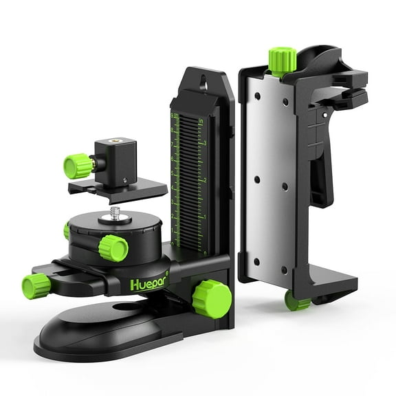 Fine-tuning Bracket For Laser Level Tools, 360° Multifunctional Magnetic Pivoting Base with Adjustable Clip