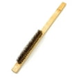 thumbnail image 1 of FineArt Brass Wire Bristle Brush 3 Row Medium Soft 12 pcs Table/Bench Multipurpose for General Cleaning, Polishing, Satin Finish, Texturing, Jewellery Cleaning, Rust Removal, Dirt Removal, etc, 1 of 4