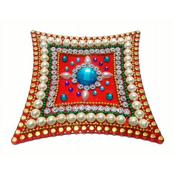 FineArt Handcrafted Acrylic Decorative Diwali Rangoli (Standard, Multicolour)- Set of 5-Piece