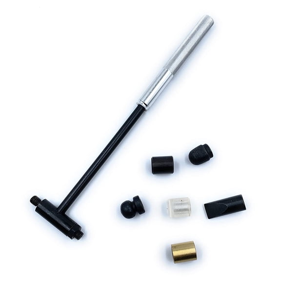 FineArt Hobby Hammer 6 Heads for Chasing, Flattening on Soft Metals for Jewellery Making, Watchmaking, Beading, Carpentry, Leather Crafting, Metal Workshop, Model Making, Goldsmith,Silversmith