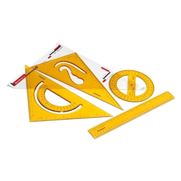 FineArt Set Squares - Scholar - Set of 4 - Yellow