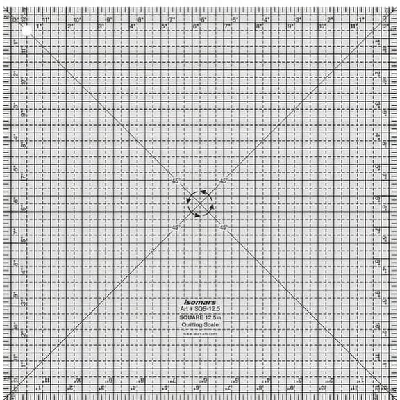 FineArt Square Quilting Scale - 12.5''