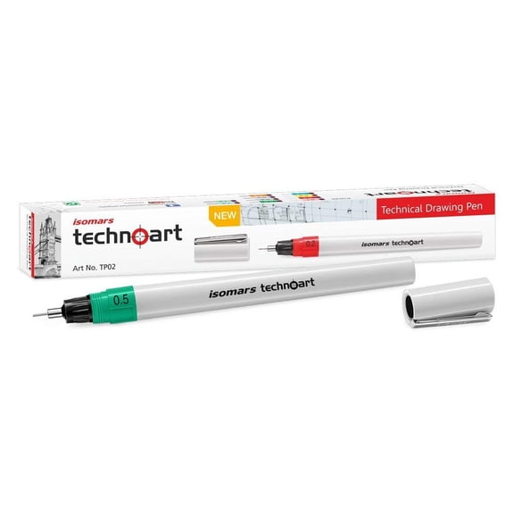 FineArt Technoart Technical Drawing Pen 0.5- White
