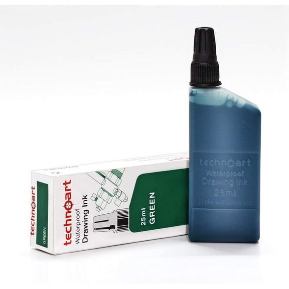 FineArt Technoart Technical Drawing Pen Ink- Green