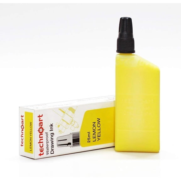 FineArt Technoart Technical Drawing Pen Ink- Lemon Yellow