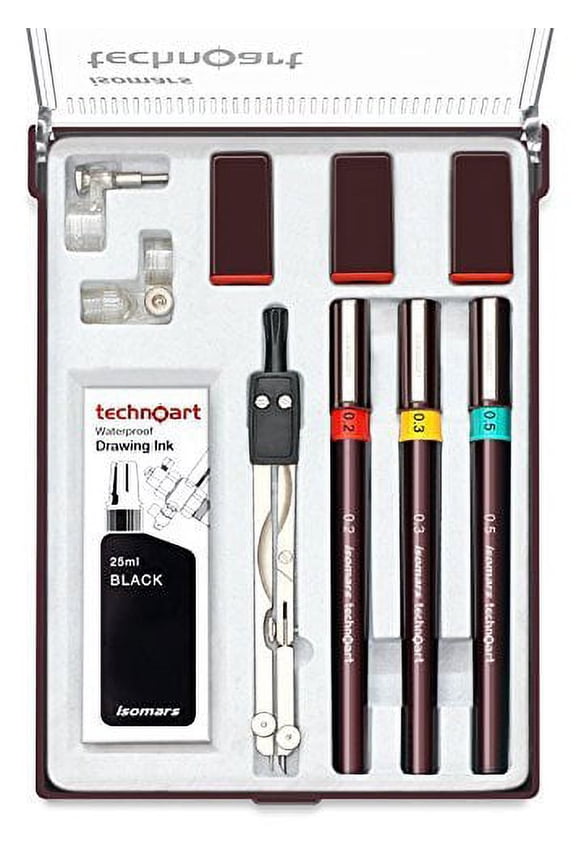 Technoart Technical Drawing Pens (Set of 3)