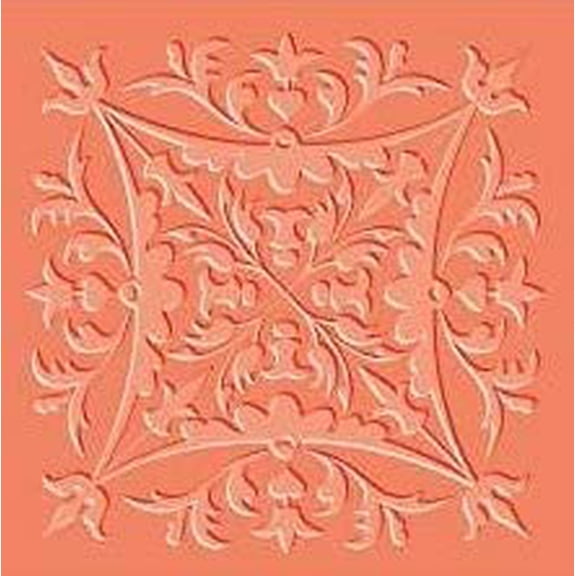 FineArt Texture Stamps Batic Pattern Polymer Clay Molding Mat 3.5 cms