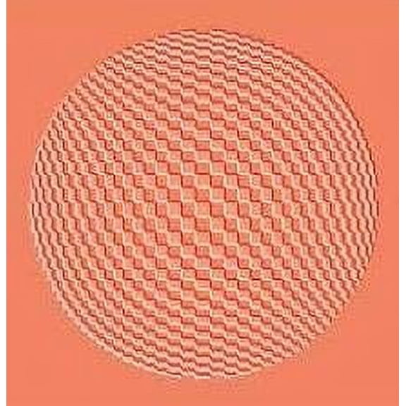 FineArt Texture Stamps Design Circle Polymer Clay Molding Mat 3.5 cms
