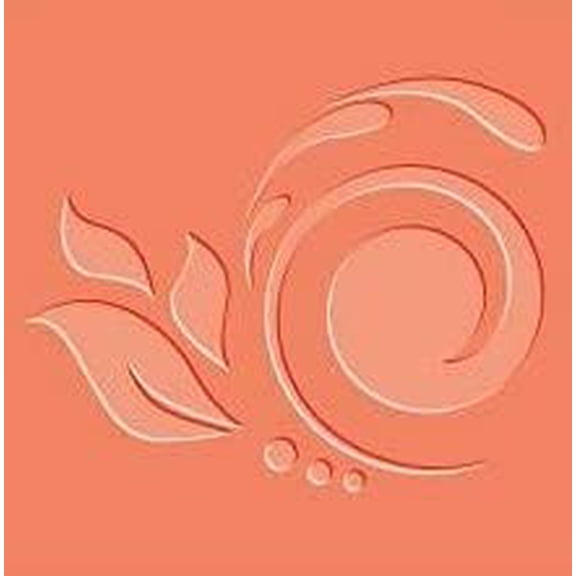FineArt Texture Stamps Flower Pattern Polymer Clay Molding Mat 3.5 cms