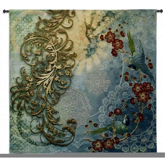 FineArtTapestries 6010-WH Elysian Views Wall Tapestry