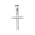 thumbnail image 1 of Finejewelers 14 Kt White Gold Small Cross Pendant Necklace 18 inch chain, 1 of 4