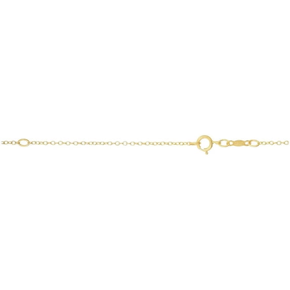 Finejewelers 14 Kt Yellow Gold 162 Inch 1.2mm Cable Chain Necklace Ext.at 16 Inch Lobster Clasp