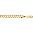 thumbnail image 1 of Finejewelers 14 Kt Yellow Gold 20 Inch 4.7mm Bright Cut Comfort Curb Chain With Lobster Clasp, 1 of 5