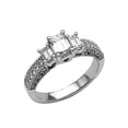 thumbnail image 1 of Finejewelers Emerald Cut Diamonds Engagement Ring, 1 of 7