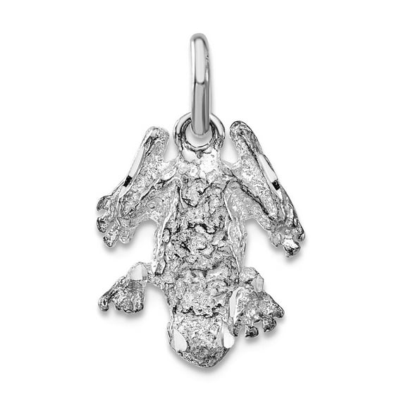 Finejewelers Sterling Silver Frog Charm