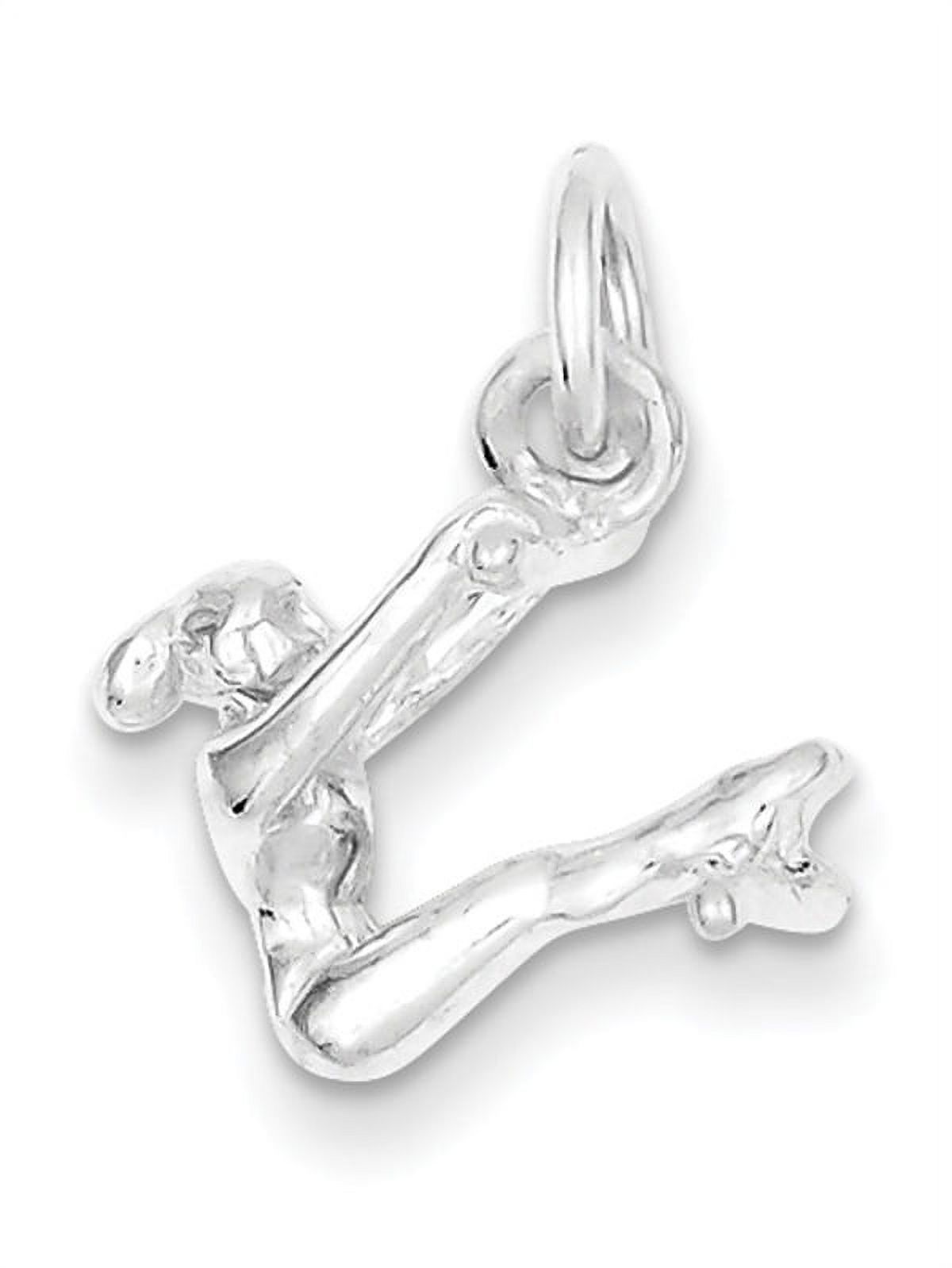FJC FINEJEWELERS Finejewelers Sterling Silver Gymnast Charm