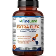Fineland Vitamins Extra Flex Glucosamine Tablets, 90 Count